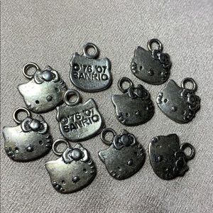 New Hello Kitty Charms licensed by Sanrio 1/2”
